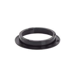 Brida de policarbonato, Color Negro, Accesorio para plafón Serie ED3040