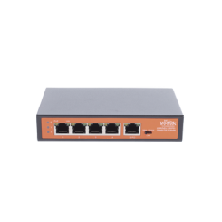 Extensor PoE / Entrada hasta 90 W / 4 puertos Gigabit PoE salida 802.3 af/at / Extensor PoE hasta 250 m / No administrable 