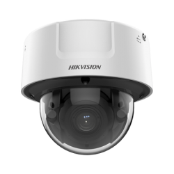 Domo IP 8 Megapixel / Lente Mot. 8 a 32 mm /  DARKFIGHTER / WDR 120 dB / IK10 / IR 30 mts / Conteo Facial / Detección Facial / Interior / PoE / Búsqueda por Atributos / Micrófono Integrado / MicroSD