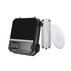 Kit Amplificador de Señal Celular 2G, 3G y 4G / Mejora llamadas convencionales y VoLTE / Amplifica señal de TELCEL, AT&T y MOVISTAR / Cubre hasta 400 m² con una antena y hasta 1600 m² con 4 antenas.