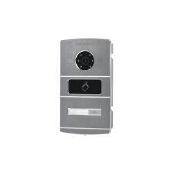 Frente de Calle IP 1.3 Megapixel / Lector de Tarjetas MIFARE para Función de Acceso / Compatible con Videoportero IP HIKVISION