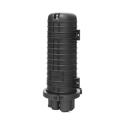 Caja de Distribución de Fibra Óptica Vertical tipo Domo, hasta 96 empalmes, Exterior, IP68