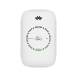 (HikFire) Detector de Gas Natural Metano (CH4) / Alarma Temprana / Salida para cierre de Válvula y/o  activación de Ventilador / Protección IP30 / Alarma de 70dB a 115dB a 1 metro de distancia
