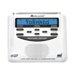 Radio receptor del Sistema de Alerta Sísmica Mexicano y meteorológico NOAA, vía radio en VHF y mediante códigos EAS-SAME