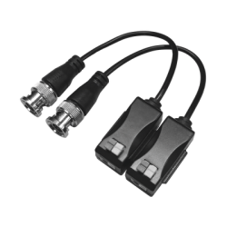 Kit de Transceptores (Baluns) con Terminal PUSH SUPERIOR PIG TAIL en ambos conectores, Resolución 4K , Cable flexible COAXIAL Blindado / COAXITRON / AUDIO POR COAXITRON  /Conector 100% COBRE /  Calidad PREMIUM
