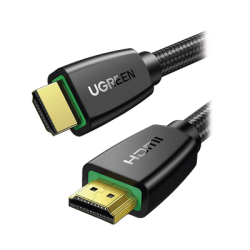 Cable HDMI 2.0  de Nylon Trenzado / 5 m / 4K@60Hz / HDR / 3D / HEC (Canal Ethernet HDMI) / ARC (Canal de Retorno de Audio / Color Profundo de 48 bits / Audio de 32 canales / HDCP 2.2 /Audio DTS: X / 18 Gbps / Blindaje de 4 capas
