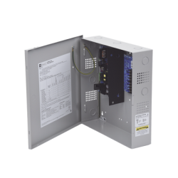 12 o 24 Vcc @ 6 A / fuente tipo control / para 8 entradas a 8 salidas / capacidad de batería de respaldo / requiere batería.