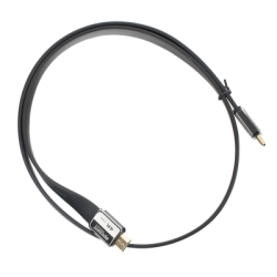 Cable HDMI de 1m | Alta Definición | Version 2.0 | Alta velocidad 18Gbps | 4K@60Hz | Conectores Chapados en Oro | Tipo Plano