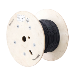 Cable de Fibra Óptica de 6 hilos, Interior/Exterior, Tight Buffer, No Conductiva (Dieléctrica), LS0H, Multimodo OM4 50/125 optimizada, 1 Metro