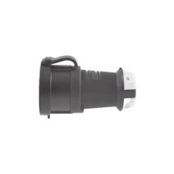 Conector Industrial con Bloqueo de Media Vuelta / 30 A 120/208 V CA / Nema L21-30R / 4 Polos 5 Hilos / Color Blanco y Negro / / Grado Industrial.