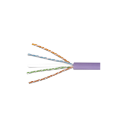 Bobina de Cable UTP Reelex, de 4 pares, Desempeño Cat6, LS0H (Bajo humo, cero halógenos), Color Violeta, 24 AWG, 305m