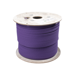 Bobina de Cable U/UTP de 4 pares, Z-MAX, Cat6A, Soporte de Aplicaciones 10GBase-T, LS0H, Color Violeta, 305m