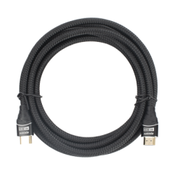 Cable HDMI de 3m | Alta Definición | Longitud | Version 2.0 | Alta velocidad 18Gbps | 4K@60Hz | Conectores Chapados en Oro | Tipo Redondo 