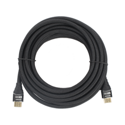 Cable HDMI de 5m | Alta Definición | Longitud | Version 2.0 | Alta velocidad 18Gbps | 4K@60Hz | Conectores Chapados en Oro | Tipo Redondo 