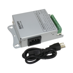 Fuente de Poder Metálica / Para 4 Cámaras / Ajustables a 12 o 13.5 o 15 Vcc / 4 Amperes / Instalación en Pared.