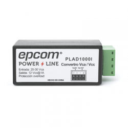 (2 en 1) Convertidor de Energía 24 Vca a 12 Vcc (CA a CD) y Filtro Contra Ruido para Cámaras / Voltaje de Entrada 20~30 Vca / Salida 12Vcc @ 1 A / ENVIO DE ENERGIA A LARGAS DISTANCIAS / Terminales Tipo Tornillo. 