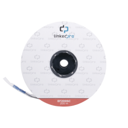 Carrete de Fibra Óptica Monomodo con Conectores SC-SC Duplex, Reforzada con Kevlar, de 200 metros, Para instalaciones subterráneas por tubería