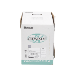 Bobina de Cable UTP 305 m. de Cobre, TX6000™ PanNet, Reelex, Azul, Categoría 6 Mejorado (23 AWG), PVC (CMR, Riser), de 4 pares