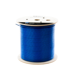 Bobina de cable U/UTP Cat6A de 305 mts, Color Azul, CM, soporta 10G-BaseT para transmisión de frecuencias de hasta 500MHz, UL