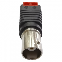 Conector BNC Hembra a terminales tipo Tornillo