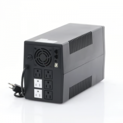 UPS de 1200VA/720W / Topología Línea Interactiva / Entrada y Salida 120 Vca / Clavija NEMA 5-15P / 6 Tomas NEMA 5-15R 
