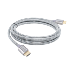 Cable HDMI de Alta Resolución en 8K / Versión 2.1 / 2 Metros de Longitud (6.56 ft) / Recomendado para Audio eARC / Dolby Atmos