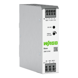 Fuente de Alimentación BASE / 24V DC 5A 120W / Monofásica 100-240V AC / Push-in CAGE CLAMP® / Sincronización Primaria / Conexión Paralelo y Línea / SELV/PELV / IP20