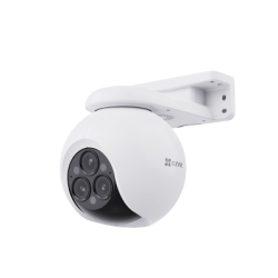 Cámara PT / Wi-Fi / Triple Lente / Panorámica 360° / Resolución 2k+ / Visión Nocturna a color  / IA Detección de Humanos y Vehiculos / Alarma con Sirena y Luz / IP67