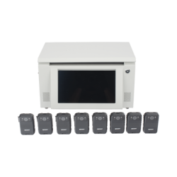 Kit de descarga simultanea para Bodycam | Estación de descarga XMRA8R3 | 8 X Bodycam  XMRR3