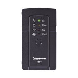 UPS de 650 VA/400 W, Topología Standby, Compacto, Entrada 120 Vca NEMA 5-15P, Con 3 Tomas Respaldo/Protección y 3 Tomas Solo Protección NEMA 5-15R