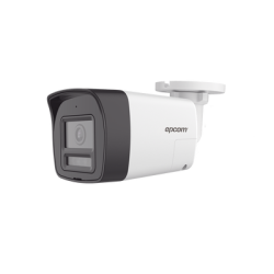 [Audio Bidireccional + Dual Light + ColorVu] Bala TURBOHD 4K (8 Megapixel) / Lente 2.8 mm / 30 mts IR EXIR + 20 mts Luz Blanca / Micrófono y Bocina Integrado / Exterior IP67 / Metal / dWDR