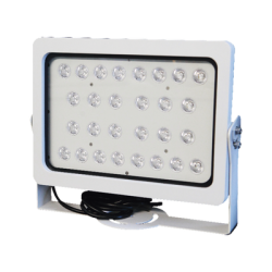Lampara IR de Luz Estroboscópica / Luz LED Alta Potencia / 28 Lámparas LED / Cuerpo de Aleación de Aluminio / Vidrio Templado / IP66 