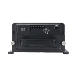 DVR Móvil / Multiplataforma / 4 Canales AHD 2 Megapixel + 4 canales IP / Almacenamiento en HDD / H.265 / Soporta 4G / WiFi / GPS