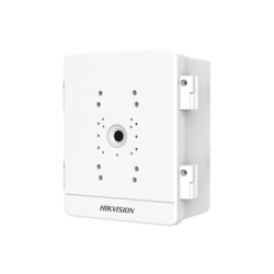 Caja para Videovigilancia para Exterior / Uso en Pared o Poste / IP66 / IK10 / Dimensiones: 387 X 432 X 225 mm / Soporta 3 Dispositivos (PTZ, Bocinas, Cámaras Fijas)