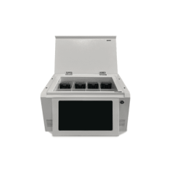 Estación de Descarga para Cámaras Corporales | 8 Canales de Conexión | Descarga Simultanea | Pantalla Táctil | Almacenamiento Hasta 12TB | Carga y Copia de Seguridad Automática | Compatible con Body Cam XMR-R3.