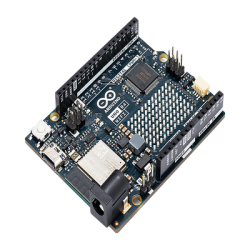 ARDUINO UNO REV4 WIFI, Retrocompatible con la UNO R3, la Arduino UNO R4 WiFi incluye una matriz LED 12x8 para interfaz mejorada y destaca por su conectividad y mayor potencia de procesamiento