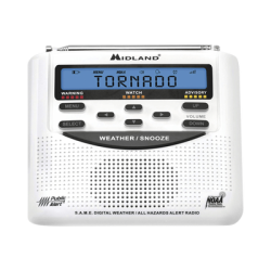 Radio receptor del Sistema de Alerta Sísmica Mexicano y meteorológico NOAA, vía radio en VHF y mediante códigos EAS-SAME