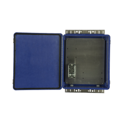 Gabinete de Seguridad para Wireless, NEMA 4X, IP66, de 356 x 305 x 152 mm, Color Azul