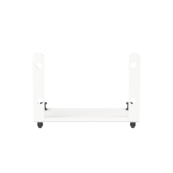 Soporte Para 2 Adaptadores de Fibra Óptica Opticom®, Para Uso con Gabinetes Multipropósito, de Instalación a Presión, Color Blanco