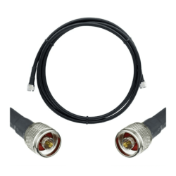 Jumper Coaxial de 50 Ohm con Cable Wilson-400 | Conector N Macho en los extremos | 9.14 metros de longitud.