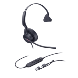 Diadema Alámbrica Yealink UH46 Mono USB-C/A Certificada con Microsoft Teams