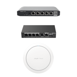 Equipos Ruijie DEMO Ideal para Probar Integraciones de Redes y WiFi 6 con CCTV