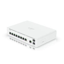 Consola UISP de Ubiquiti / Gateway y Switch de Red Gigabit / Controlador con Plataforma UISP para gestión remota de WISP (airMAX, airFiber, uFiber, LTU, edgeMAX, airCube) / 128 GB SSD / (1) WAN 1GbE / (1) WAN SFP+10G / (8) puertos LAN GbE RJ45 
