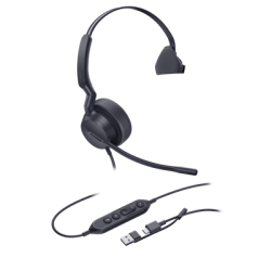 Diadema Alámbrica Yealink UH42 Mono con Audio HD y Conectividad USB-C/A Certificada con Microsoft Teams
