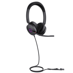 Diadema Yealink UH48 Dual Teams USB-C/A Certificada para Teams y Soporte Multiplataforma UC