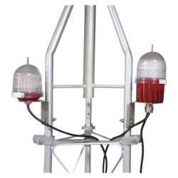 Lámpara de Obstrucción Doble tipo L-810 (Certificada). Voltaje de operación: 110 Vca.