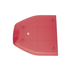 Domo lateral de reemplazo para barra de luces SP216 de la Marca SignalPro, Color Rojo