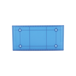 Domo Central Pequeño de reemplazo para barra de luces SP216 de la marca SignalPro, Color Azul