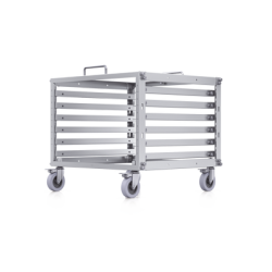 UniFi Rack Móvil de 6 Unidades, incluye 1 patchpanel de 24 puertos Gigabit, no requiere herramientas para armarse, incluye ruedas.