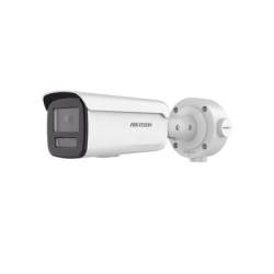 Bala IP 8 Megapixel / Lente 4 mm / Dual Light (60 mts IR + 60 mts Luz Blanca ) / Darkfighter S / Exterior IP67  / WDR 130 dB / 4 Analíticos: AcuSense, Deteccion Facial, Conteo de Personas por Cruce y Zona